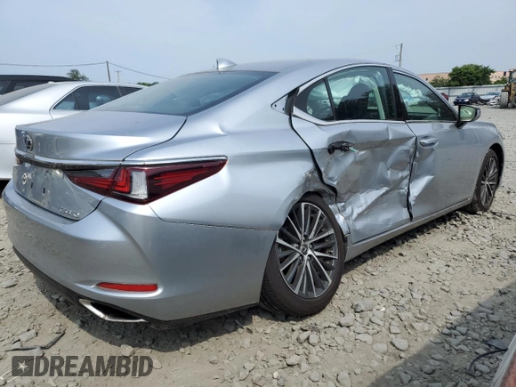2024 Lexus ES 350 with VIN 58ADZ1B16RU177309, listed as a Copart auction lot 60545295 with 6,435 mi miles and Salvage title. Bid and sale history available at DreamBid. Image 3.