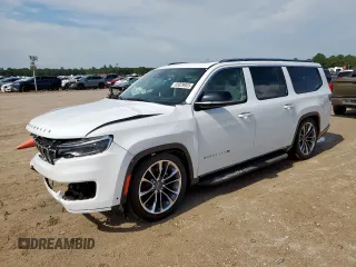2024 Jeep Wagoneer Series II z VIN 1C4SJSBP8RS141198, wystawiony jako Copart lot #65029925 z przebiegiem 318 mil mil oraz Szkoda całkowita • Salvage title. Historia ofert i sprzedaży dostępna na DreamBid. Obrazek 1.
