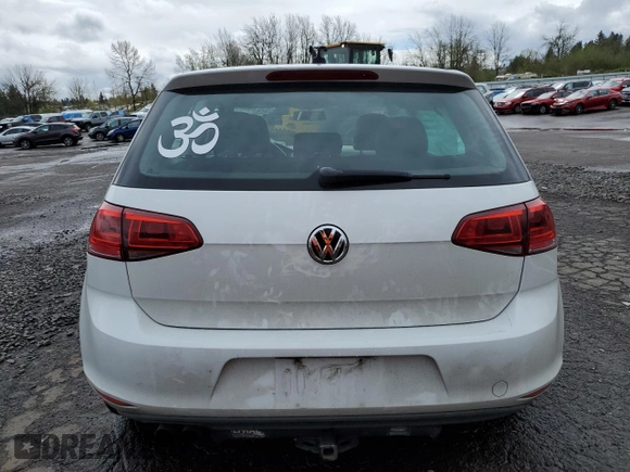 2015 Volkswagen Golf TSI S z VIN 3VW817AU7FM096092, wystawiony jako Copart lot #52014855 z przebiegiem 111 446 mil mil oraz Szkoda całkowita • Salvage title. Historia ofert i sprzedaży dostępna na DreamBid. Obrazek 6.
