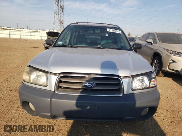 2003 Subaru Forester X with VIN JF1SG63643H772438, listed as a Copart auction lot 71250644 with 244,127 mi miles and Salvage Title. Bid and sale history available at carsss.com. Image 5.