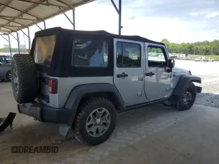 2017 Jeep Wrangler Unlimited Rubicon with VIN 1C4BJWFG4HL677477, listed as a Copart auction lot 57758175 with 89,584 mi miles and Salvage title. Bid and sale history available at DreamBid. Image 3.