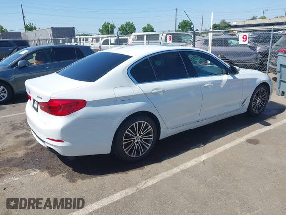 2019 BMW 5 Series 540i with VIN WBAJE5C57KWW42920, listed as a IAAI auction lot 42465733 with 37,844 mi miles and . Bid and sale history available at DreamBid. Image 4.