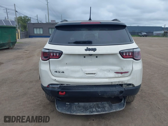 2018 Jeep Compass Trailhawk с VIN 3C4NJDDB8JT467208, выставлен на аукционе IAAI как лот 42357031 с пробегом 163 399 миль миль и . История ставок и продаж доступна на DreamBid. Изображение 16.