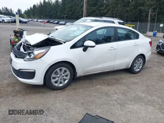 2016 Kia Rio LX with VIN KNADM4A36G6686149, listed as a IAAI auction lot 42015781 with 104,582 mi miles. Bid and sale history available at carsss.com. Image 2.