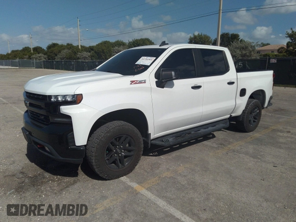 2020 Chevrolet Silverado 1500 LT Trail Boss with VIN 1GCPYFED6LZ137417, listed as a IAAI auction lot 34726364 with 28,782 mi miles. Bid and sale history available at carsss.com. Image 2.