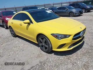 2021 Mercedes-Benz CLA 250 with VIN W1K5J4GB2MN172174, listed as a IAAI auction lot 42418259 with 66,275 mi miles and . Bid and sale history available at DreamBid. Image 1.