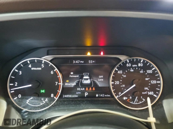 2021 Nissan Rogue SV z VIN 5N1AT3BB9MC826227, wystawiony jako Copart lot #56134655 z przebiegiem 24 994 mil mil oraz Szkoda całkowita • Salvage title. Historia ofert i sprzedaży dostępna na DreamBid. Obrazek 9.