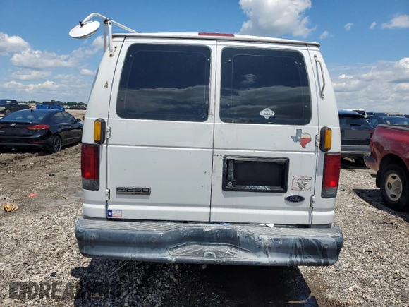 2008 Ford Econoline Cargo Commercial z VIN 1FTNE24L58DA41803, wystawiony jako Copart lot #52803705 z przebiegiem Nie podano mil oraz Szkoda całkowita • Salvage title. Historia ofert i sprzedaży dostępna na DreamBid. Obrazek 6.