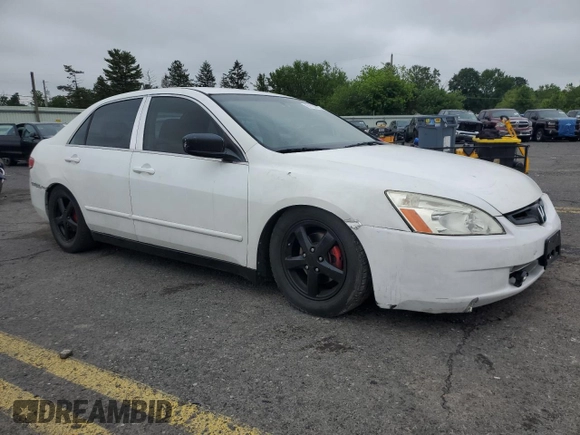2003 Honda Accord LX with VIN 1HGCM56323A116736, listed as a Copart auction lot 61139195 with 191,426 mi miles and Salvage title. Bid and sale history available at DreamBid. Image 4.