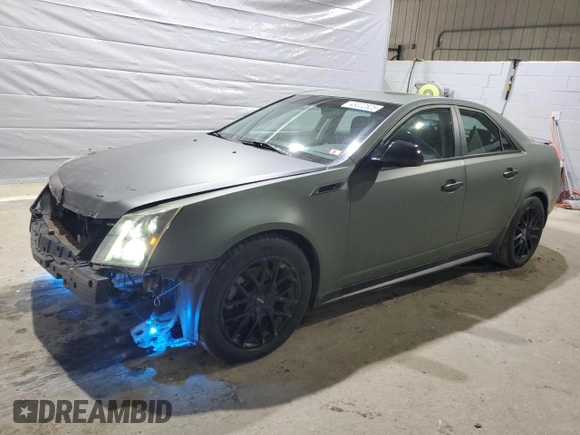 2011 Cadillac CTS Premium with VIN 1G6DS5ED9B0108868, listed as a Copart auction lot 48022825 with 128,624 mi miles and Salvage Title. Bid and sale history available at carsss.com. Image 1.
