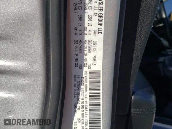 2013 Dodge Durango Crew with VIN 1C4SDHDT7DC539851, listed as a Copart auction lot 48538045 with Not Provided miles and Salvage Title. Bid and sale history available at carsss.com. Image 13.
