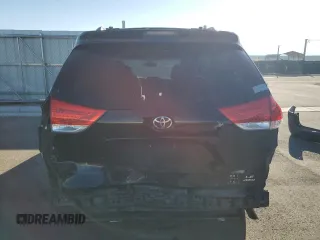 2012 Toyota Sienna LE with VIN 5TDJK3DC9CS038655, listed as a Copart auction lot 46852235 with 193,074 mi miles and Salvage Title. Bid and sale history available at carsss.com. Image 6.
