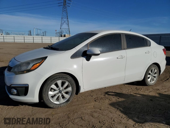 2017 Kia Rio EX with VIN KNADN4A33H6025824, listed as a Copart auction lot 86758974 with 127,278 mi miles and Clean Title. Bid and sale history available at carsss.com. Image 1.