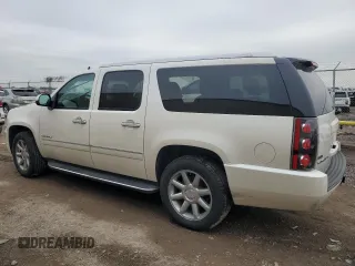 2011 GMC Yukon XL Denali with VIN 1GKS1MEFXBR381269, listed as a Copart auction lot 87637435 with 176,410 mi miles and Salvage Title. Bid and sale history available at carsss.com. Image 2.