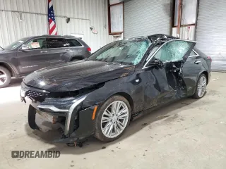2023 Cadillac CT4 Premium Luxury with VIN 1G6DB5RK5P0120273, listed as a Copart auction lot 51309475 with 45,703 mi miles and Non Repairable. Bid and sale history available at carsss.com. Image 1.