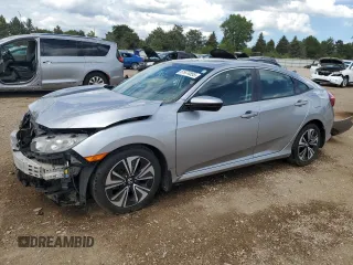 2016 Honda Civic EX-L with VIN 19XFC1F71GE044229, listed as a Copart auction lot 61974855 with 111,688 mi miles and Salvage title. Bid and sale history available at DreamBid. Image 1.