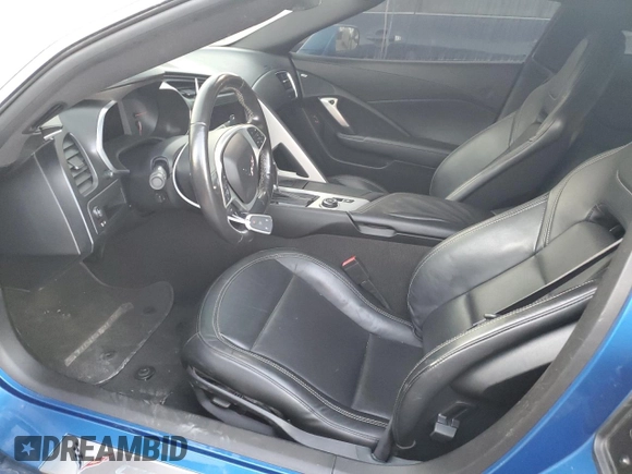 2016 Chevrolet Corvette Z51 1LT with VIN 1G1YH2D72G5104736, listed as a Copart auction lot 69770934 with 68,667 mi miles and Salvage Title. Bid and sale history available at carsss.com. Image 7.