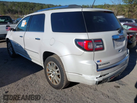2016 GMC Acadia Denali with VIN 1GKKRTKD3GJ105785, listed as a IAAI auction lot 41680542 with 89,970 mi miles. Bid and sale history available at carsss.com. Image 3.