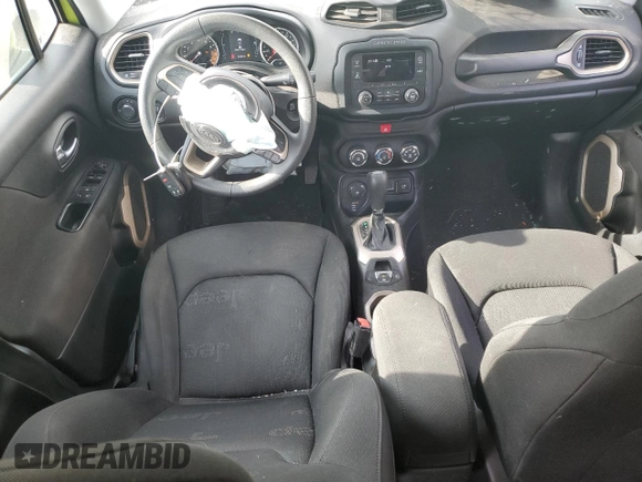 2017 Jeep Renegade Sport with VIN ZACCJBAB4HPE92950, listed as a Copart auction lot 70692164 with 81,681 mi miles and Salvage Title. Bid and sale history available at DreamBid. Image 8.