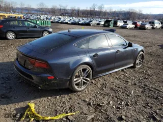 2016 Audi A7 3.0 Premium Plus with VIN WAUWGAFC6GN025766, listed as a Copart auction lot 40046403 with 76,821 mi miles. Bid and sale history available at carsss.com. Image 3.