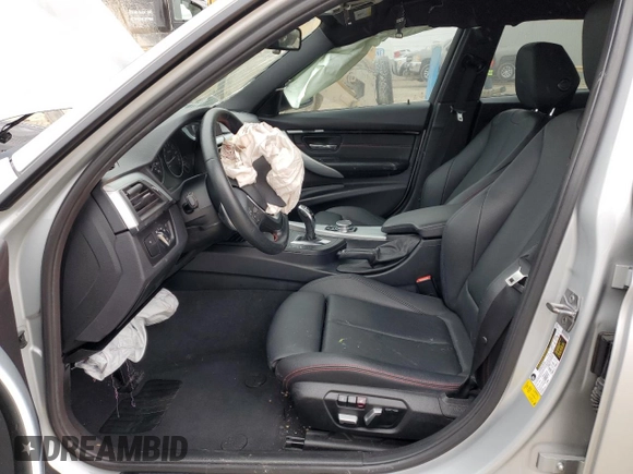 2016 BMW 3 Series 328i with VIN WBA8E9G55GNU29218, listed as a Copart auction lot 44810785 with 0 mi miles and Salvage Title. Bid and sale history available at carsss.com. Image 7.