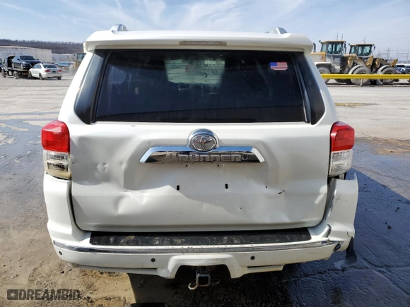2011 Toyota 4Runner SR5 with VIN JTEZU5JR8B5019290, listed as a Copart auction lot 45624575 with 216,851 mi miles and Salvage Title. Bid and sale history available at carsss.com. Image 6.