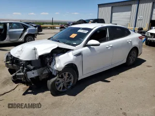 2019 Kia Optima LX z VIN 5XXGT4L32KG338956, wystawiony jako Copart lot #57170655 z przebiegiem 77 002 mil mil oraz Szkoda całkowita • Salvage title. Historia ofert i sprzedaży dostępna na DreamBid. Obrazek 1.