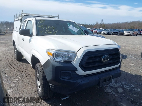 2021 Toyota Tacoma SR with VIN 3TYRX5GN6MT007673, listed as a IAAI auction lot 41691995 with 97,735 mi miles and . Bid and sale history available at DreamBid. Image 1.