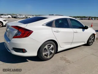 2019 Honda Civic Sedan LX with VIN 2HGFC2F68KH606218, listed as a Copart auction lot 50328745 with 74,750 mi miles and Salvage Title. Bid and sale history available at carsss.com. Image 3.