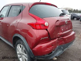 2013 Nissan Juke S with VIN JN8AF5MR8DT204854, listed as a IAAI auction lot 41146087 with 165,829 mi miles. Bid and sale history available at carsss.com. Image 6.