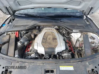 2017 Audi A8 L with VIN WAU44AFD0HN012571, listed as a IAAI auction lot 41717676 with 120,832 mi miles. Bid and sale history available at carsss.com. Image 10.