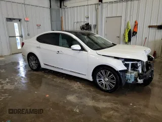 2014 Kia Cadenza Premium with VIN KNALN4D77E5148540, listed as a Copart auction lot 47878235 with 135,058 mi miles and Non Repairable. Bid and sale history available at carsss.com. Image 4.