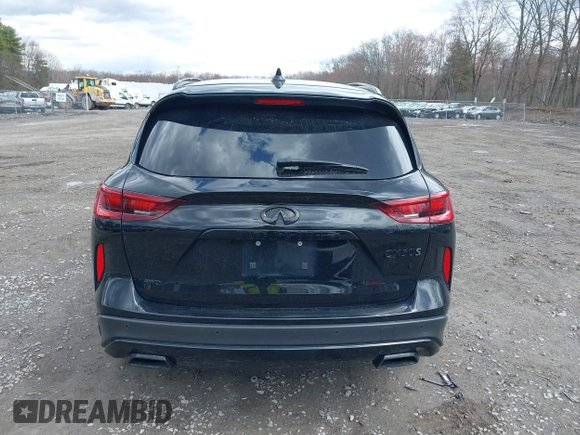 2023 Infiniti QX50 Sport with VIN 3PCAJ5FB8PF109857, listed as a IAAI auction lot 42005975 with 78,220 mi miles and . Bid and sale history available at DreamBid. Image 16.