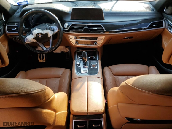 2019 BMW 7 Series 740i with VIN WBA7E2C5XKB217269, listed as a Copart auction lot 76142994 with 0 mi miles and Clean Title. Bid and sale history available at carsss.com. Image 8.