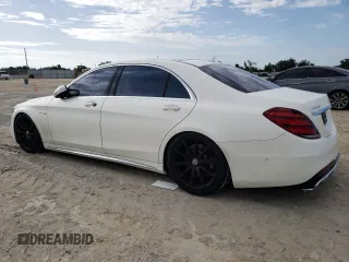 2019 Mercedes-Benz S-Class AMG S 63 with VIN WDDUG8JB2KA491718, listed as a Copart auction lot 68649454 with 34,414 mi miles and Non Repairable. Bid and sale history available at carsss.com. Image 2.