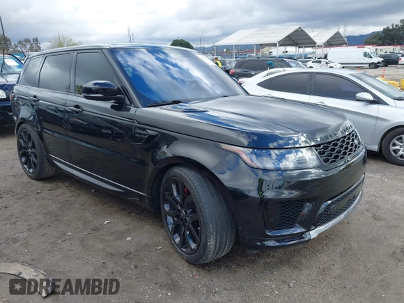 2020 Land Rover Range Rover Sport HSE with VIN SALWR2SU5LA738654, listed as a IAAI auction lot 41735607 with 22,423 mi miles and . Bid and sale history available at DreamBid. Image 1.