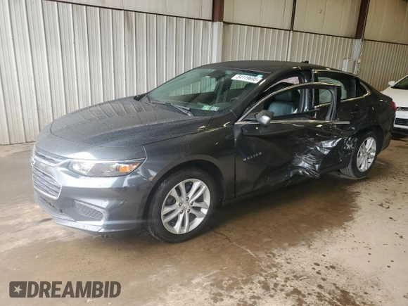 2018 Chevrolet Malibu LT with VIN 1G1ZD5ST8JF230845, listed as a Copart auction lot 54119695 with 51,255 mi miles and Salvage Title. Bid and sale history available at carsss.com. Image 1.