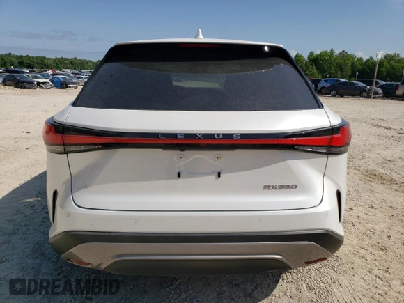 2023 Lexus RX with VIN 2T2BAMBA5PC007797, listed as a Copart auction lot 49986473 with 1,292 mi miles. Bid and sale history available at carsss.com. Image 6.