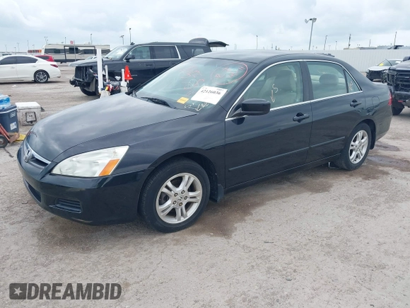 2007 Honda Accord LX SE with VIN 1HGCM56347A210655, listed as a IAAI auction lot 42126036 with 91,547 mi miles and . Bid and sale history available at DreamBid. Image 2.