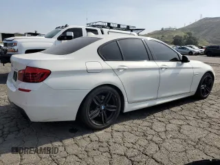 2016 BMW 5 Series 535i with VIN WBA5B1C55GG551911, listed as a Copart auction lot 54739005 with 198,011 mi miles and Clean Title. Bid and sale history available at carsss.com. Image 3.