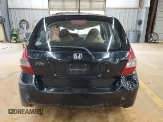2007 Honda Fit with VIN JHMGD384X7S032334, listed as a Copart auction lot 52781425 with Not provided miles and Salvage title. Bid and sale history available at DreamBid. Image 6.