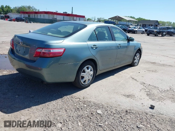 2008 Toyota Camry LE with VIN 4T1BE46K18U760223, listed as a IAAI auction lot 42143764 with 102,938 mi miles. Bid and sale history available at carsss.com. Image 4.