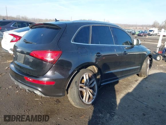 2014 Audi SQ5 Prestige with VIN WA1VGAFP0EA029327, listed as a IAAI auction lot 41195533 with 65,040 mi miles and . Bid and sale history available at DreamBid. Image 4.