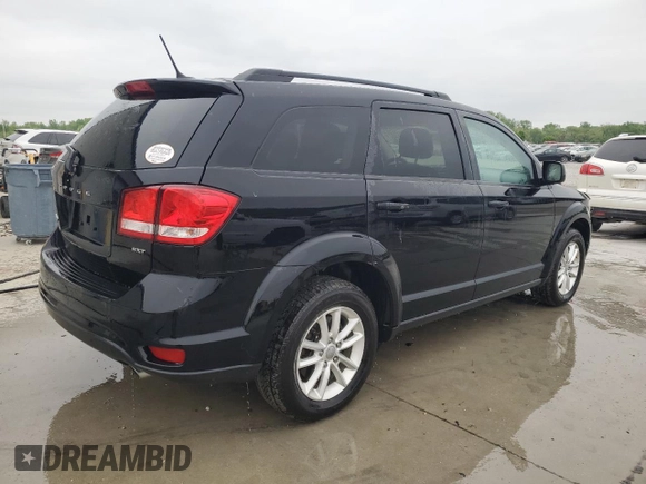 2015 Dodge Journey SXT with VIN 3C4PDDBG0FT660457, listed as a Copart auction lot 54582265 with 164,879 mi miles and Salvage title. Bid and sale history available at DreamBid. Image 3.