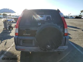 2005 Honda CR-V LX with VIN JHLRD685X5C007741, listed as a Copart auction lot 47245145 with 193,528 mi miles and Salvage Title. Bid and sale history available at carsss.com. Image 6.