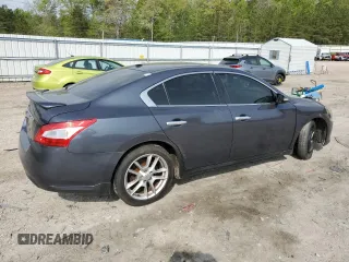 2009 Nissan Maxima SV with VIN 1N4AA51E79C830551, listed as a Copart auction lot 53172235 with 187,747 mi miles and Salvage Title. Bid and sale history available at DreamBid. Image 3.