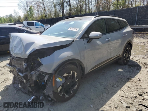 2024 Kia Sportage SX-Prestige with VIN 5XYK5CDF6RG189254, listed as a Copart auction lot 53347875 with 27,967 mi miles and Salvage title. Bid and sale history available at DreamBid. Image 1.