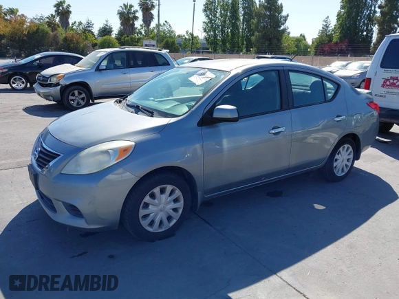 2013 Nissan Versa SV with VIN 3N1CN7AP5DL858384, listed as a IAAI auction lot 42543483 with 133,602 mi miles and . Bid and sale history available at DreamBid. Image 2.