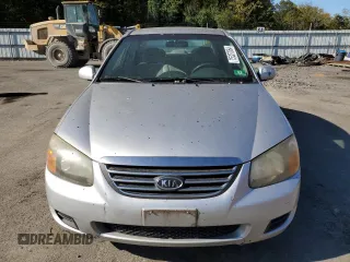 2009 Kia Spectra EX with VIN KNAFE222895603636, listed as a Copart auction lot 75327854 with 169,702 mi miles and Salvage Title. Bid and sale history available at carsss.com. Image 5.