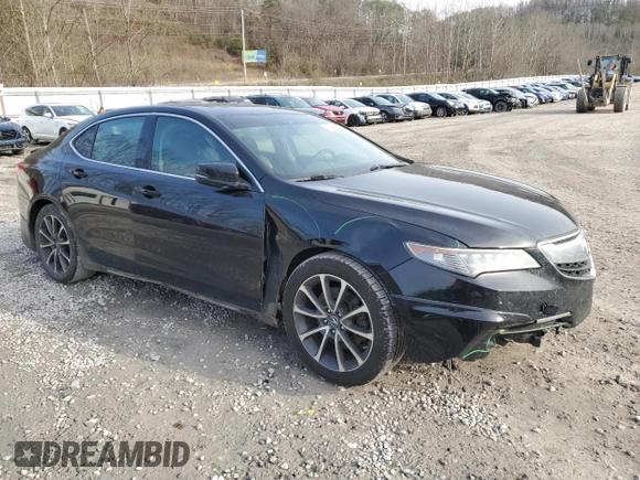 2015 Acura TLX V6 Advance with VIN 19UUB3F71FA001406, listed as a Copart auction lot 84092344 with 133,659 mi miles and Salvage Title. Bid and sale history available at carsss.com. Image 4.